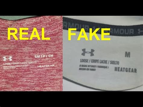 how to tell if under armour clothes are fake|under armour trademark.